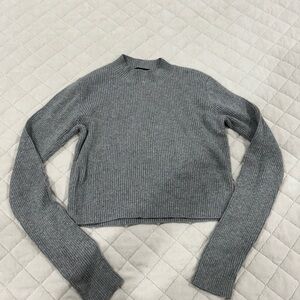 Brandy Melville Gray Ribbed Sweater